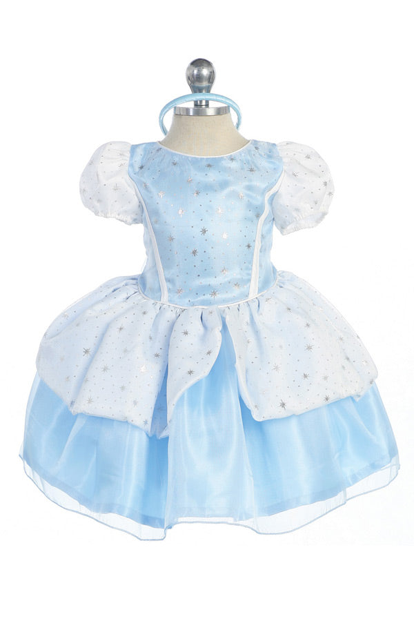 Blue Princess Dress (09)-Girls-Chacho's Kids
