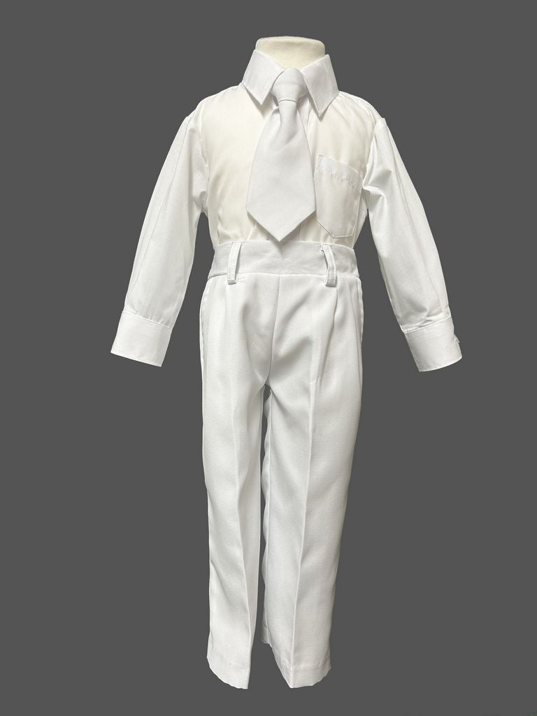 Boys White Vest Set (102)-Boys-Chacho’s Kids