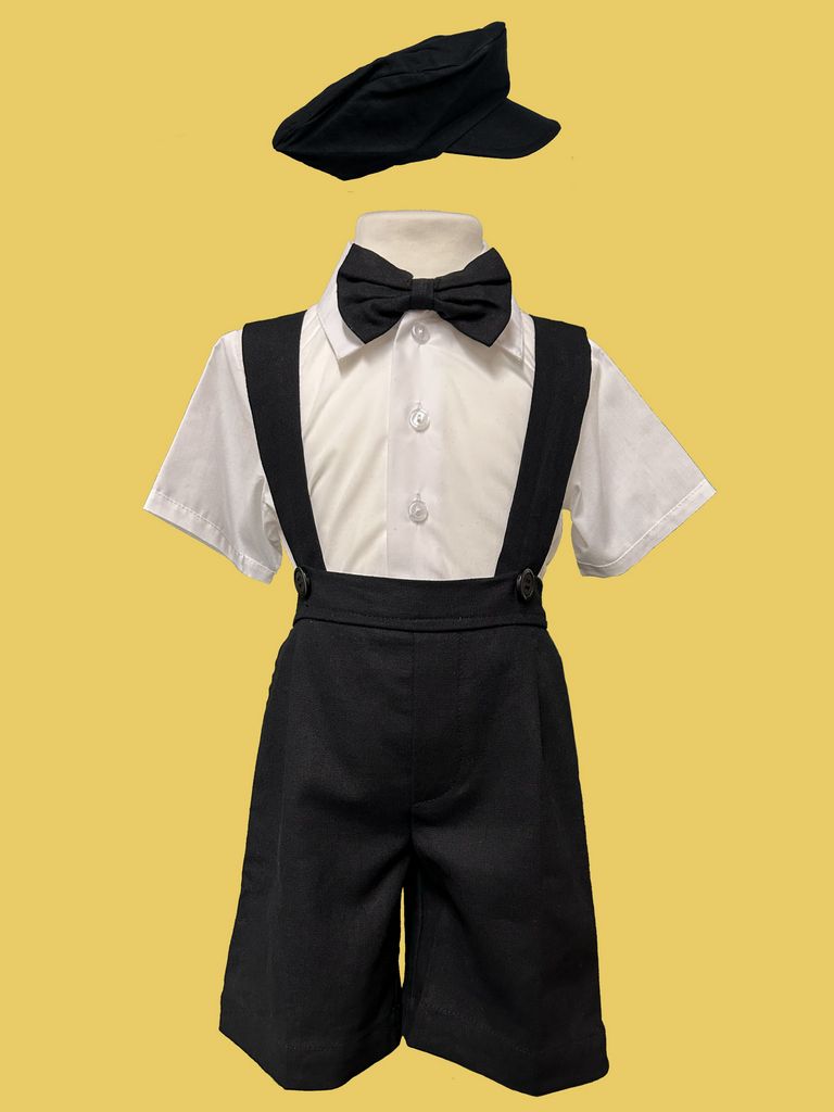 Baby Short Set (111)-Boys-Black-6M-Chacho’s Kids