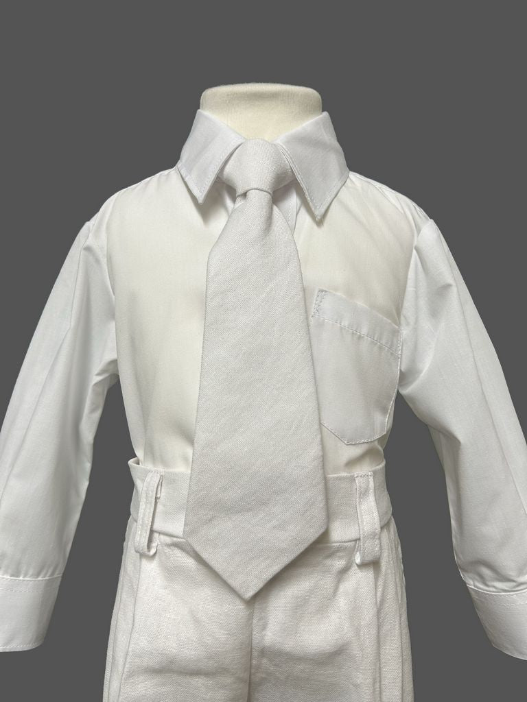 Boys Linen Vest Set (116)-Boys-Chacho’s Kids
