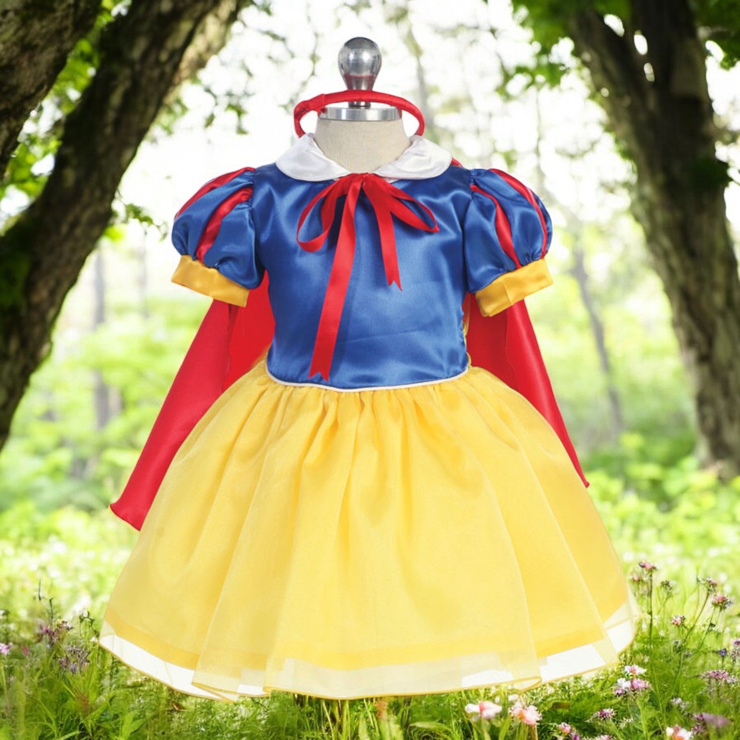 snow white dress for infants Princess Girls Baby Halloween Cosplay Costume Bow Toddler Party Dresses Baby Girl 1st Birthday Wedding Gown 2026 Disney Infant Snow White