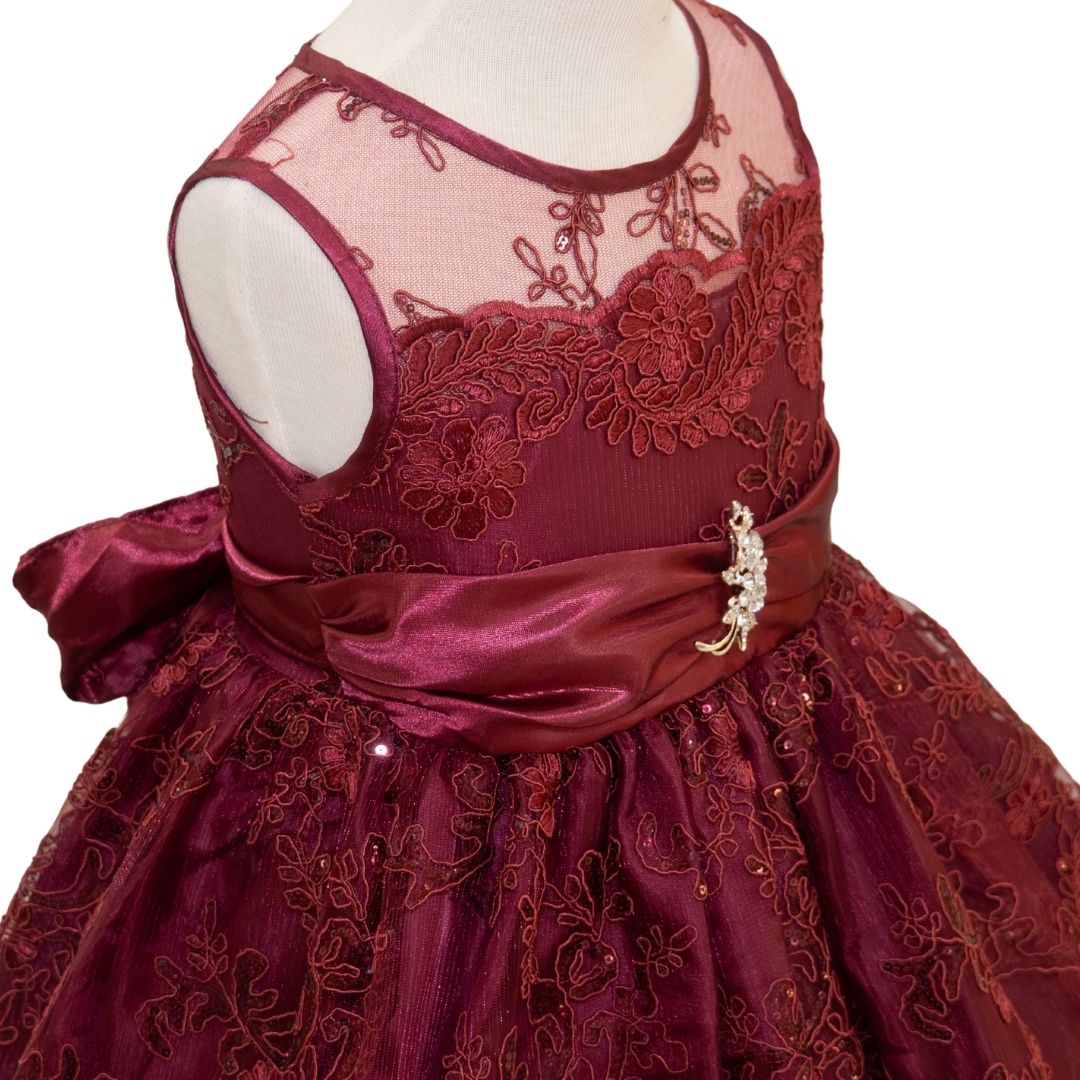 Party/Flower Girl Dress (D1550)-Girls-Chacho's Kids