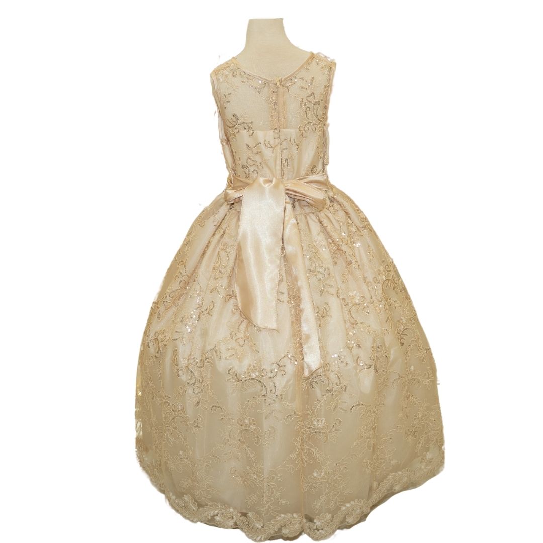 Party/Flower Girl Dress (D1550)-Girls-Chacho's Kids