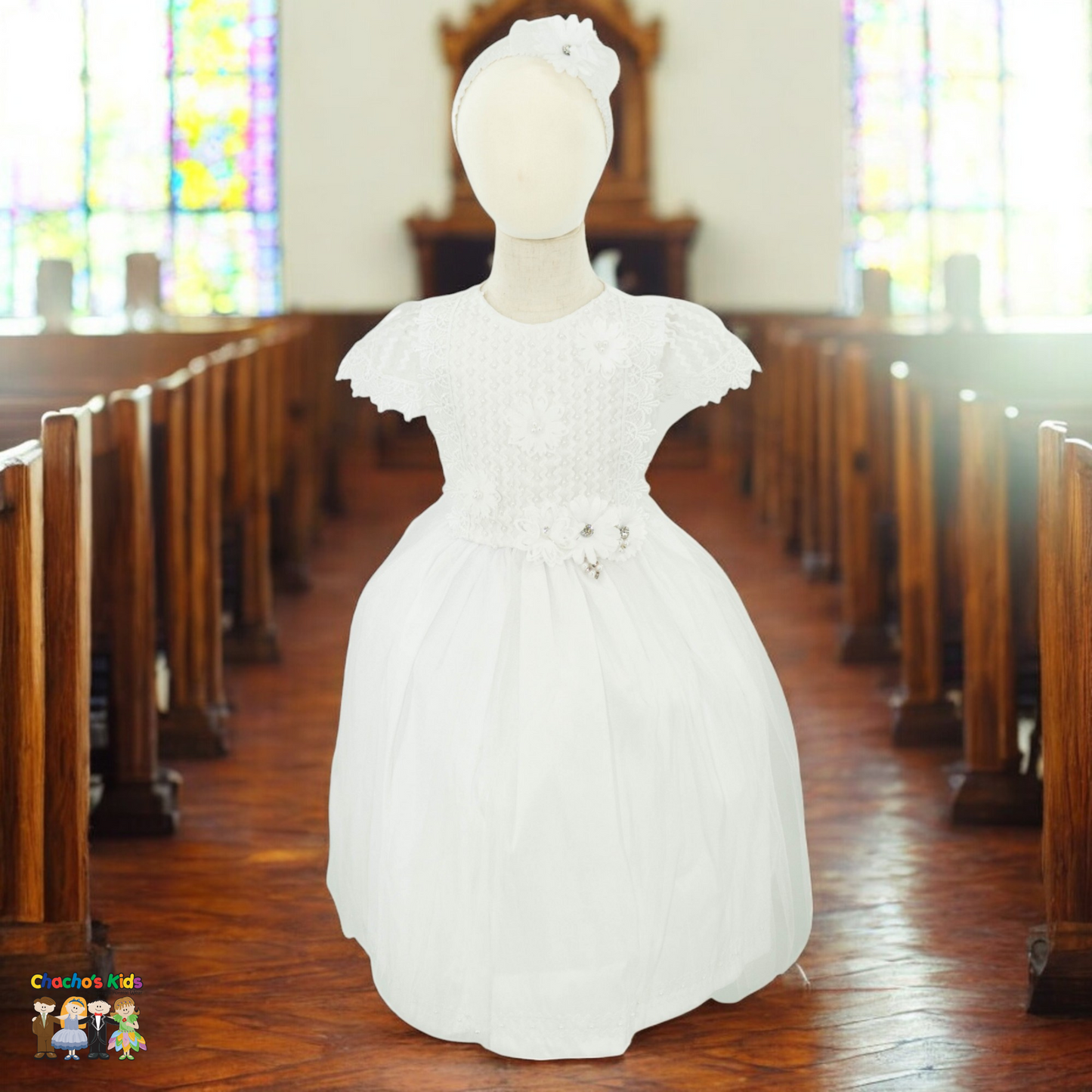 Girls Baptism Dress (Francia)