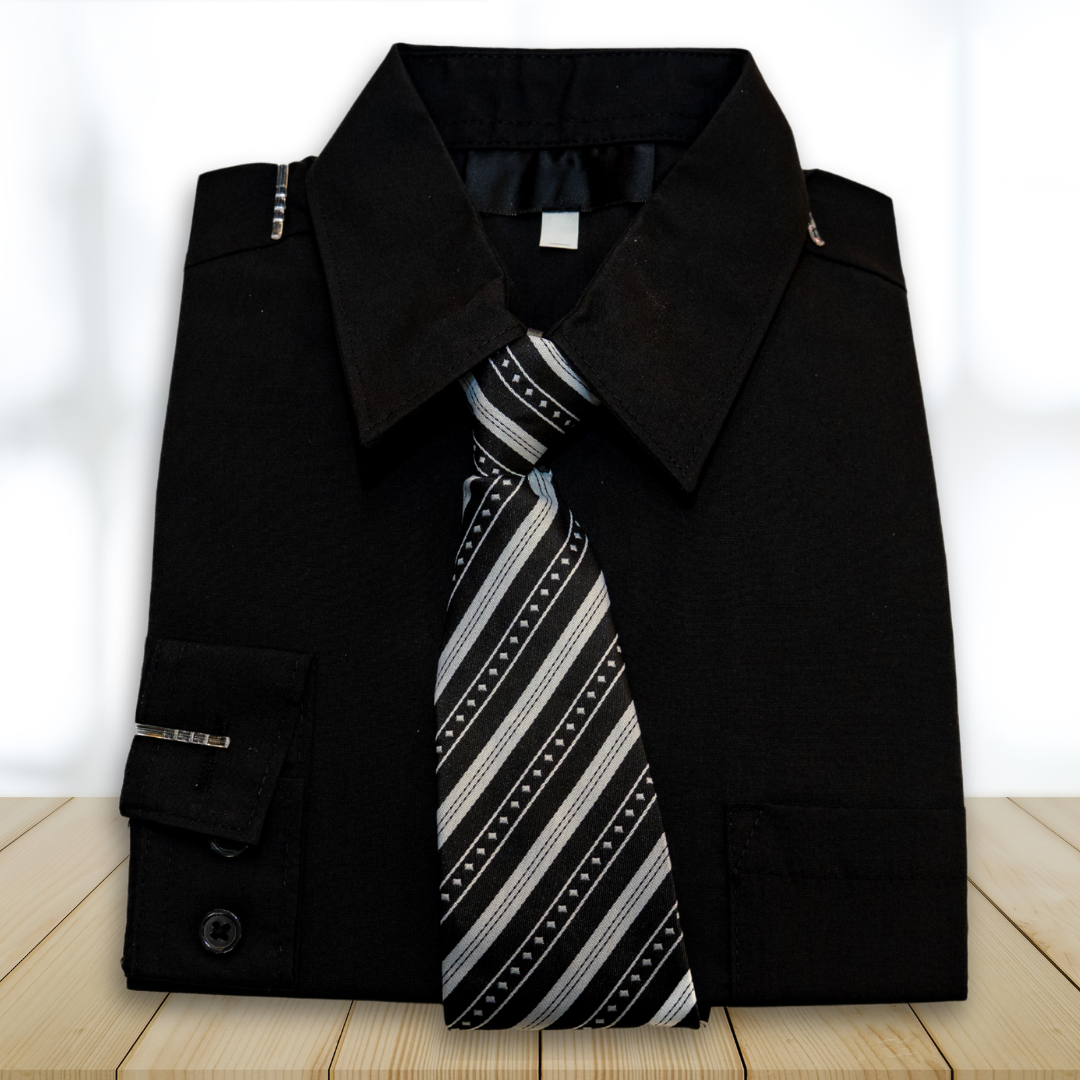 Black-B-Boys-2T-Dress Shirts-Chacho’s Kids