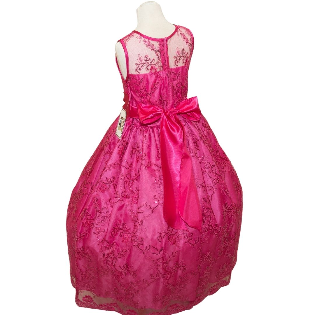 Party/Flower Girl Dress (D1550)-Girls-Chacho's Kids