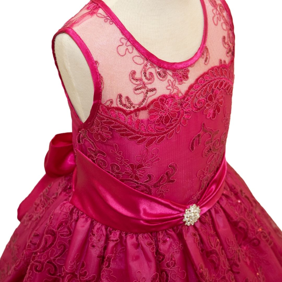 Party/Flower Girl Dress (D1550)-Girls-Chacho's Kids