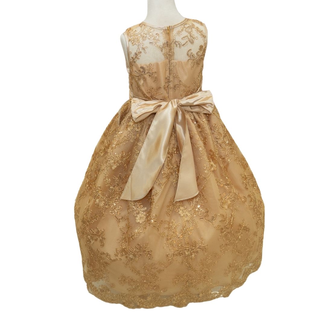 Party/Flower Girl Dress (D1550)-Girls-Chacho's Kids