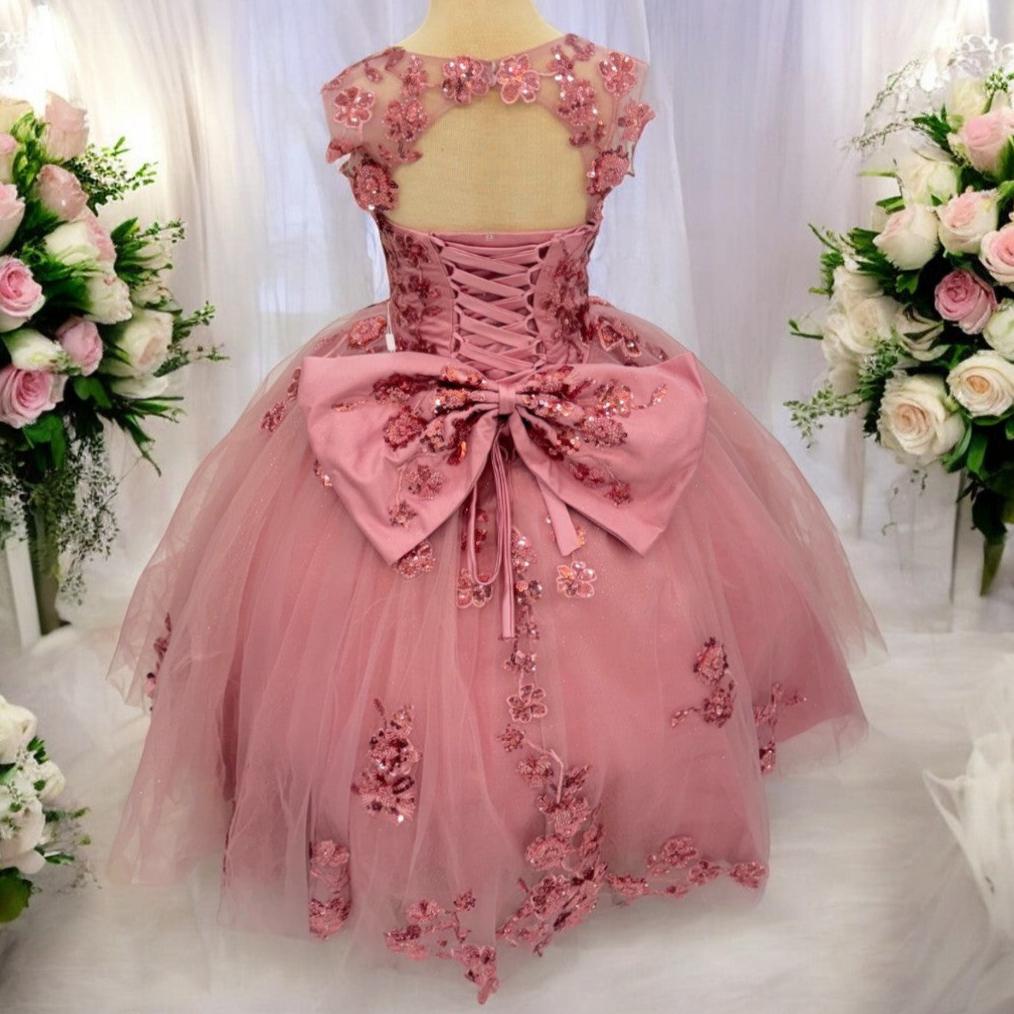 Ball Gown Dress (02631)-Girls-Chacho's Kids