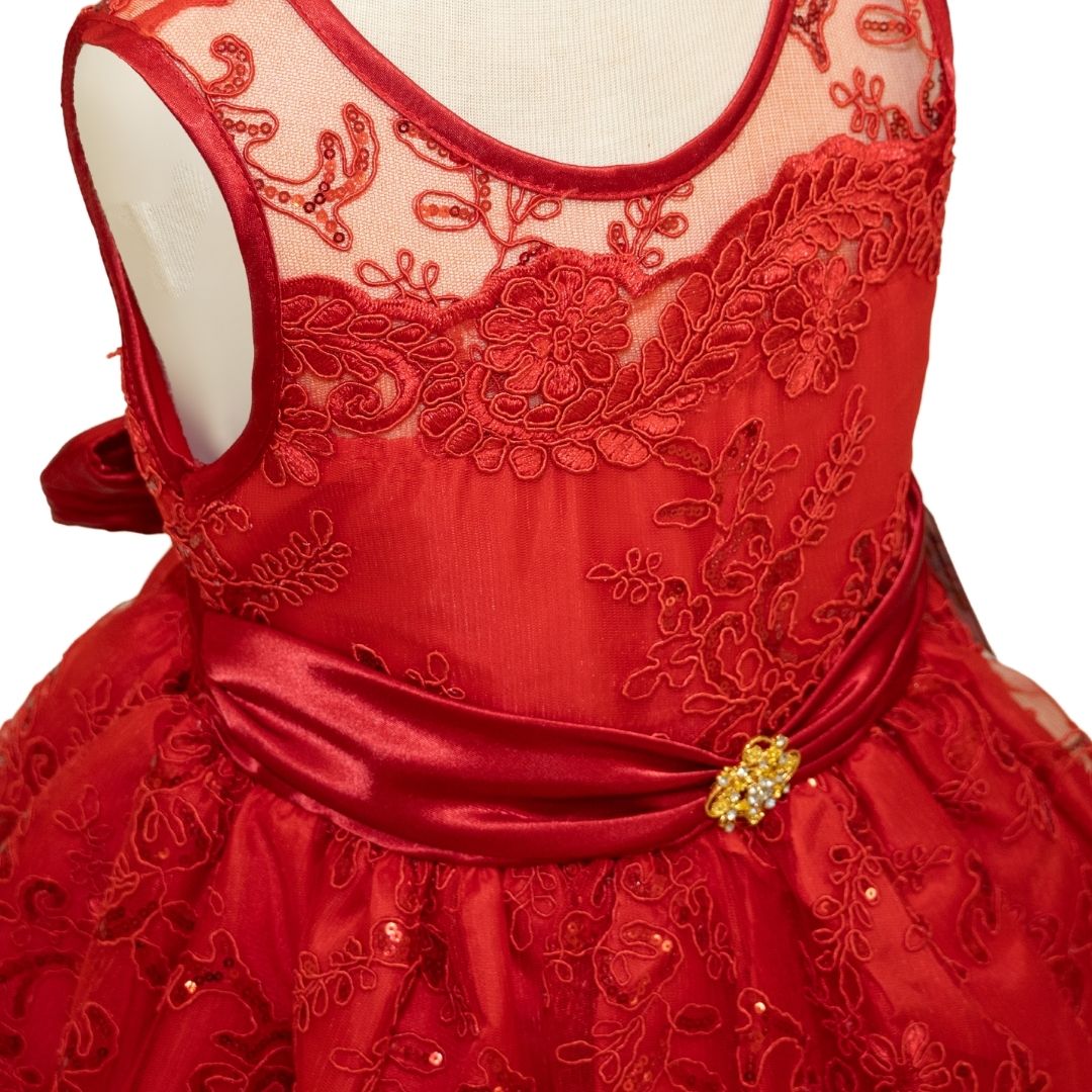 Party/Flower Girl Dress (D1550)-Girls-Chacho's Kids