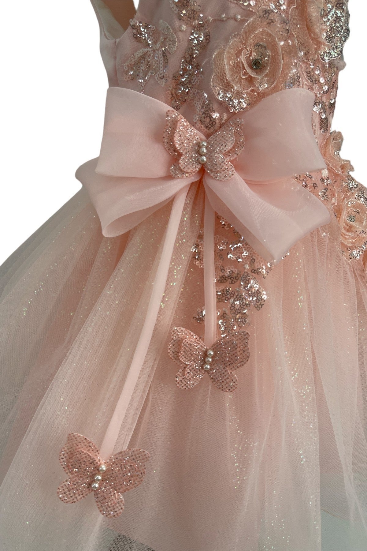 Baby Party / Flower Girl Dress (9166B)-Girls-Chacho's-Kids