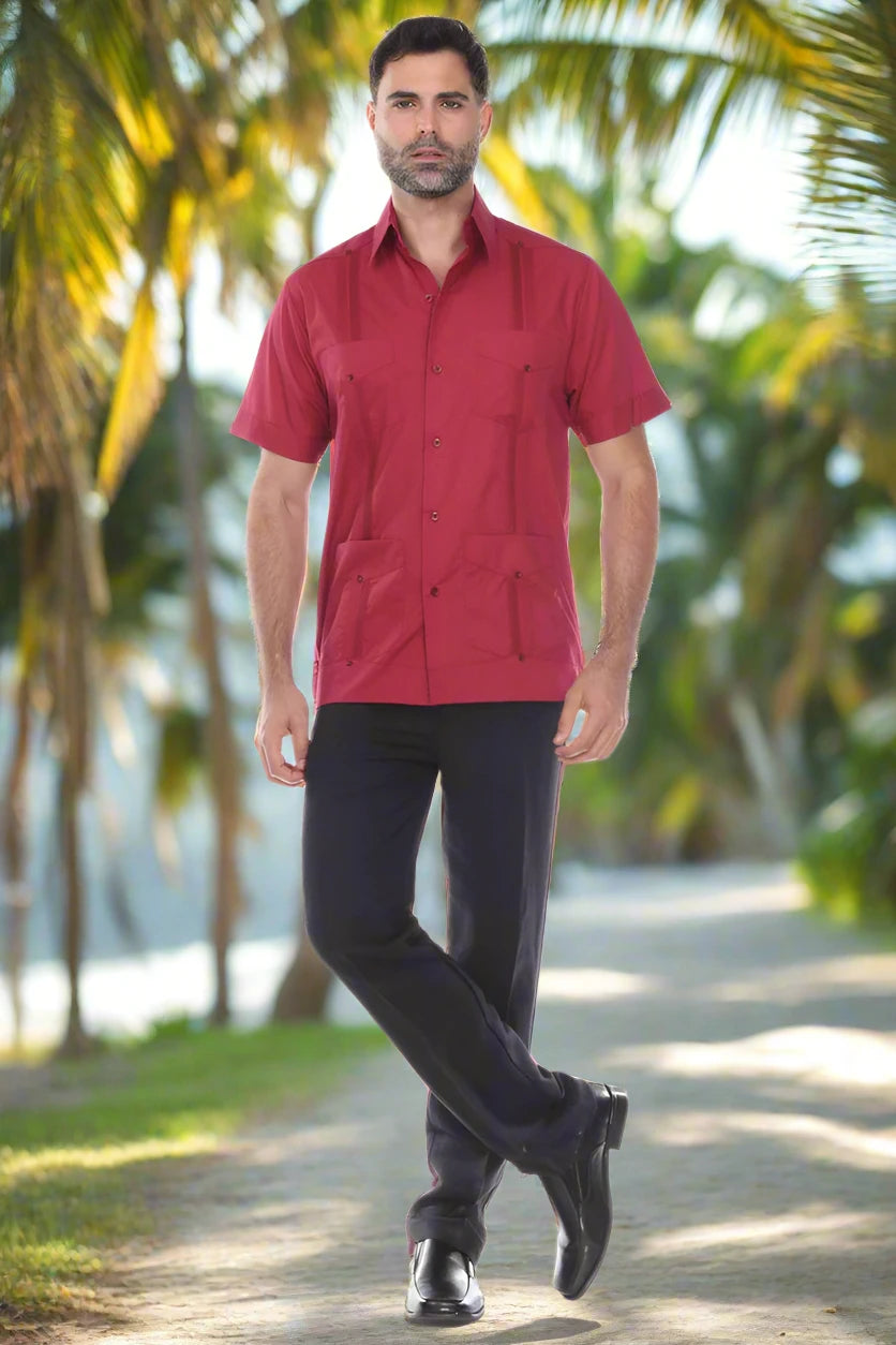 Men's Guayabera (1673)-Boys-Chacho’s Kids