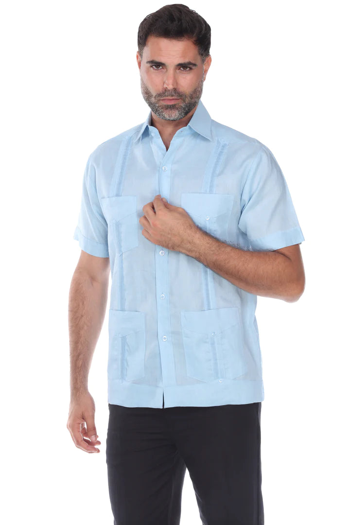 Men's Guayabera (1673)-Boys-Chacho’s Kids