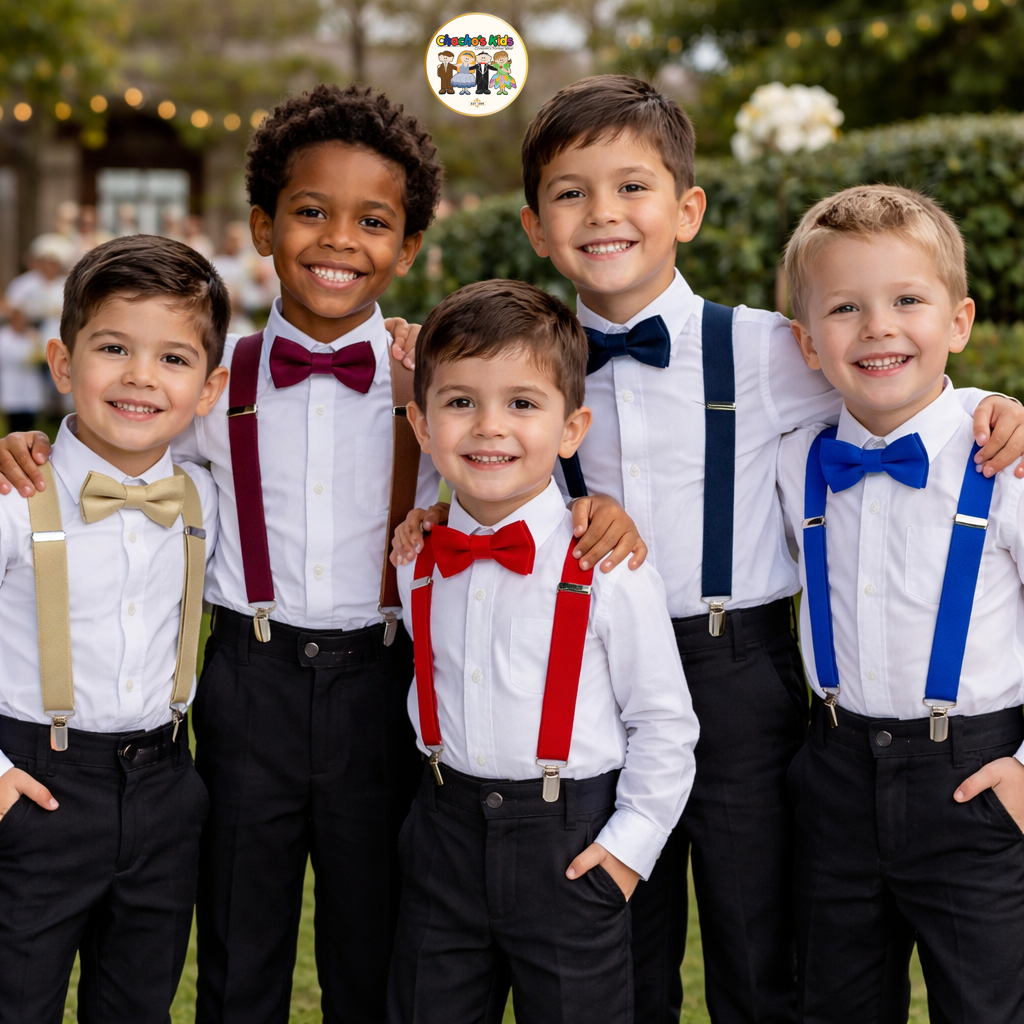 Kids Suspenders- Gray (SPT-02)