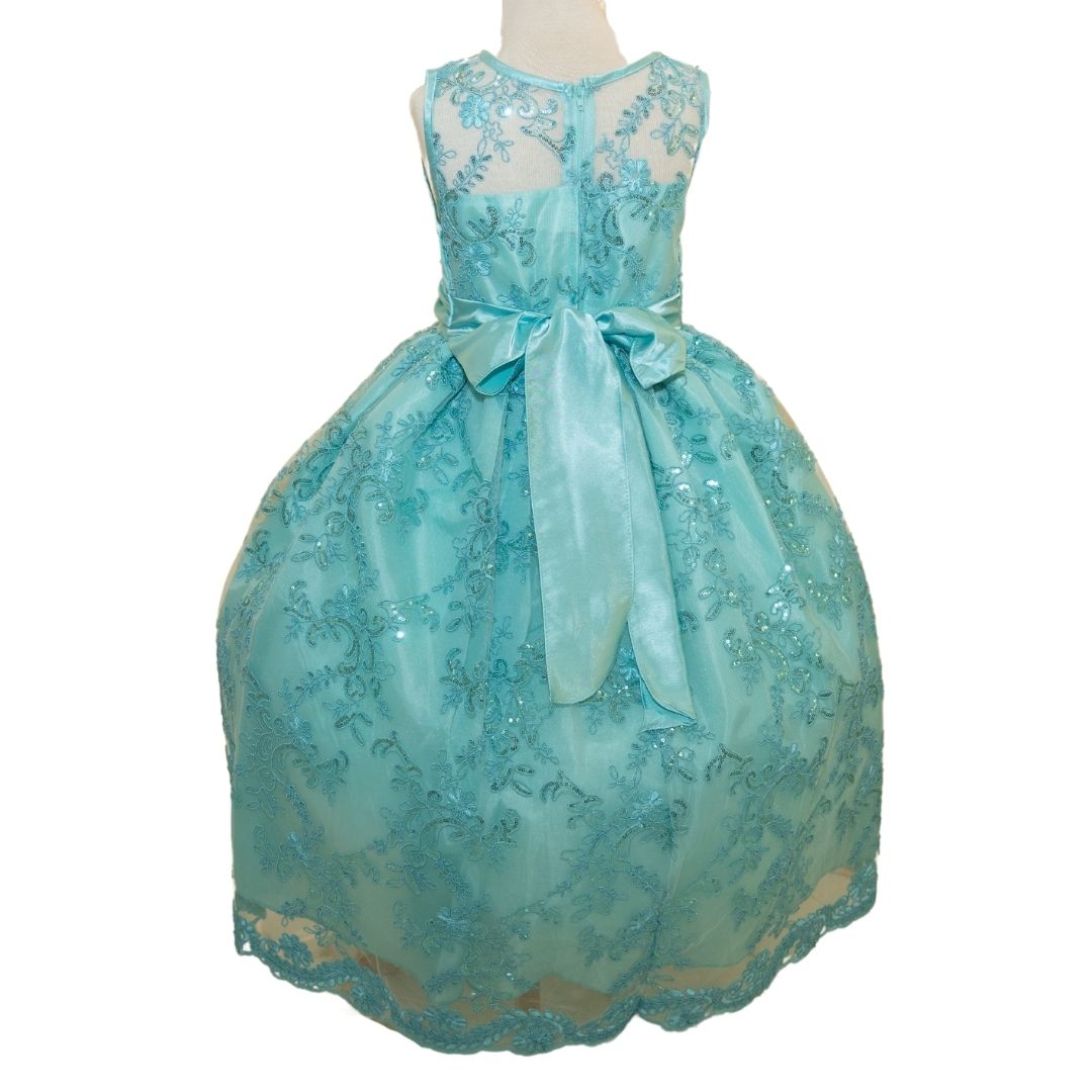 Party/Flower Girl Dress (D1550)-Girls-Chacho's Kids