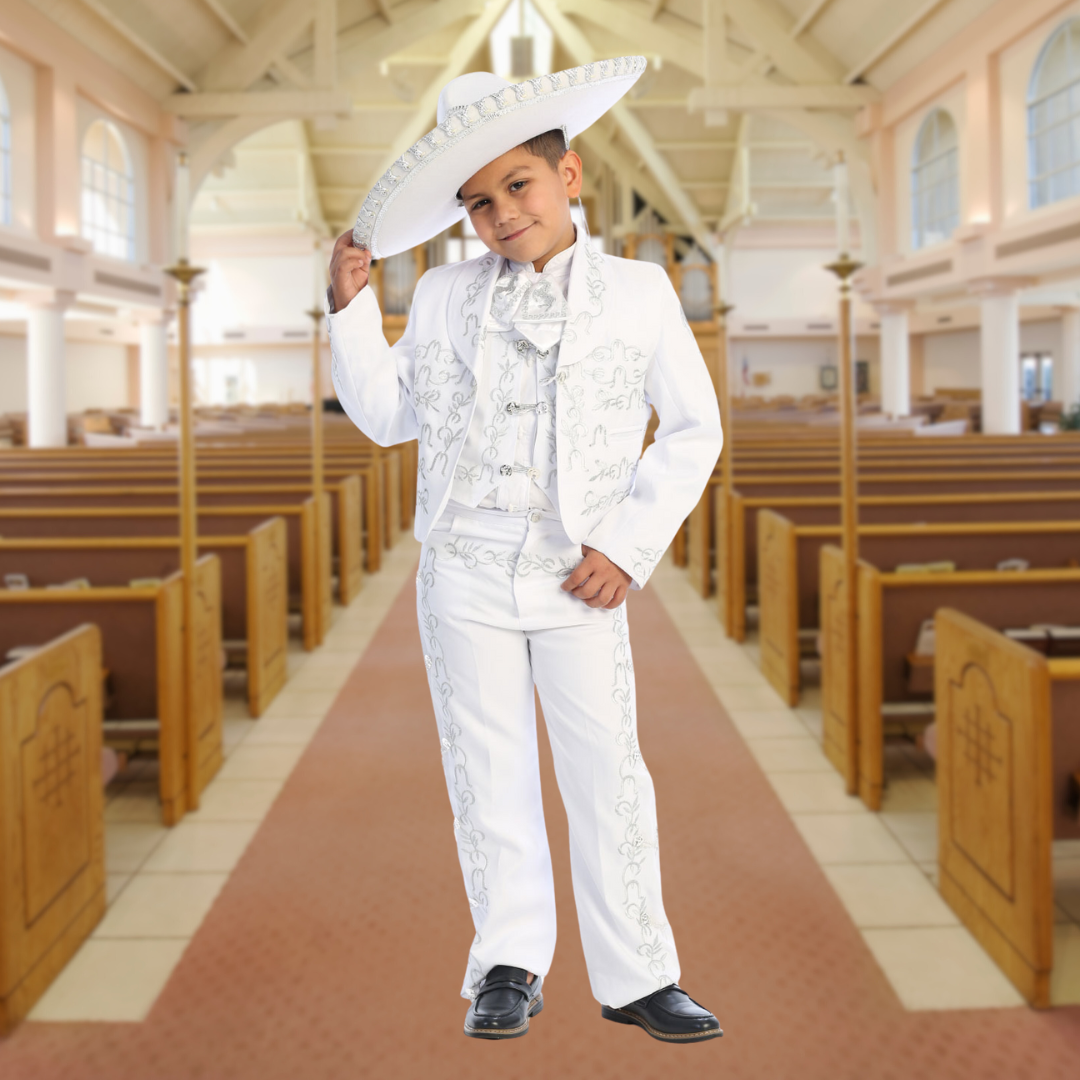 Charro Baptism (6-Piece Set)-Boys-Chacho's Kids