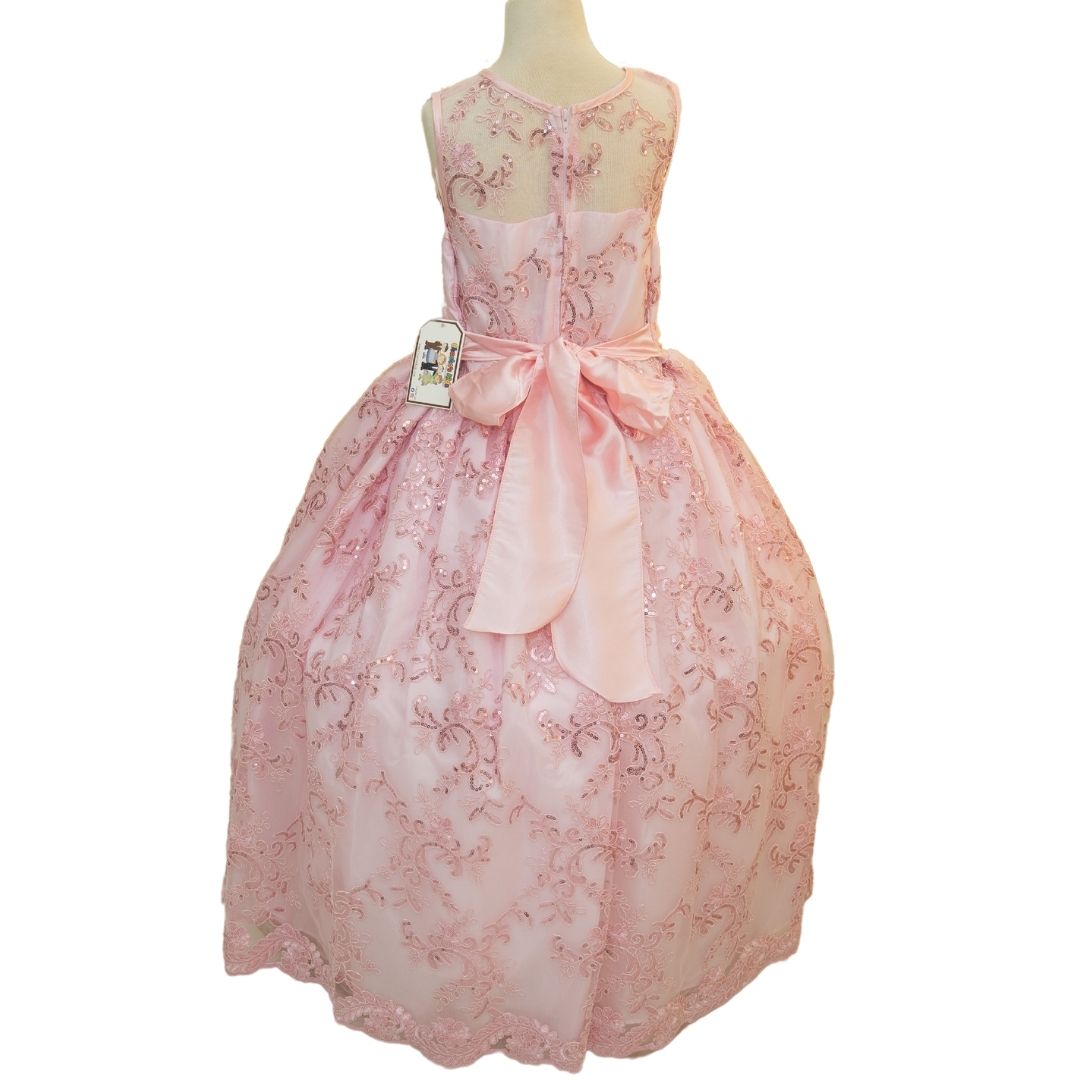 Party/Flower Girl Dress (D1550)-Girls-Chacho's Kids