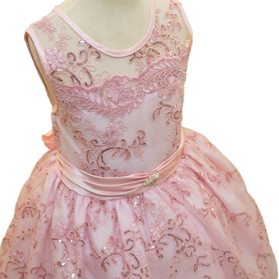 Party/Flower Girl Dress (D1550)-Girls-Chacho's Kids