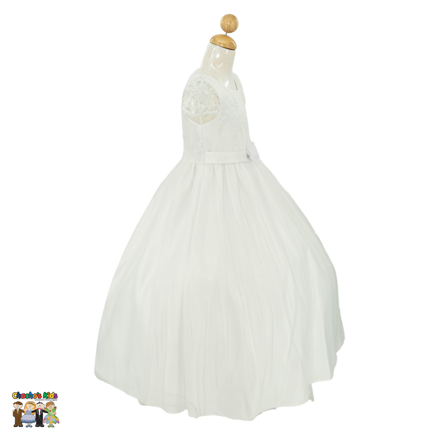 First Communion White Dress (P269)