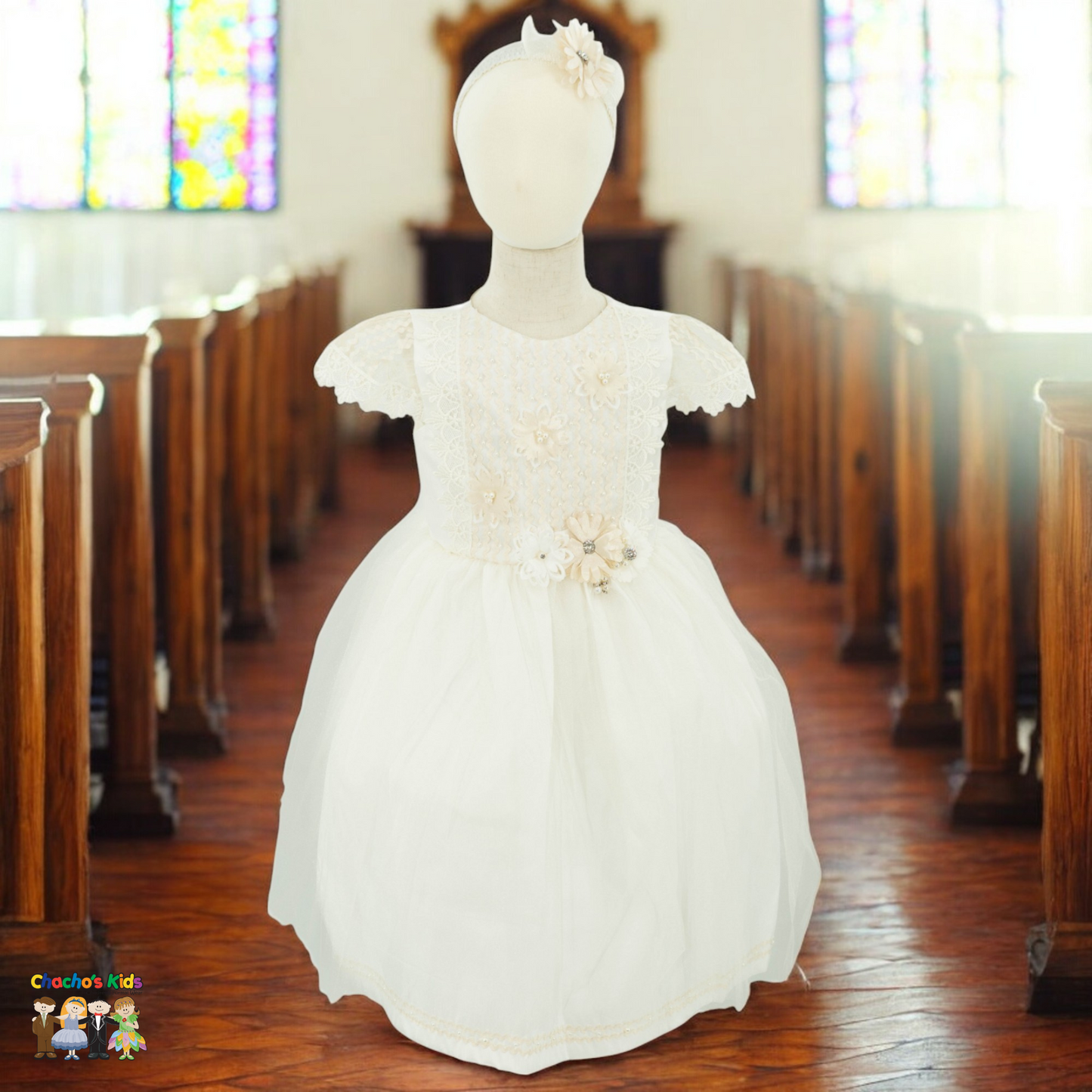 Girls Baptism Dress (Francia)