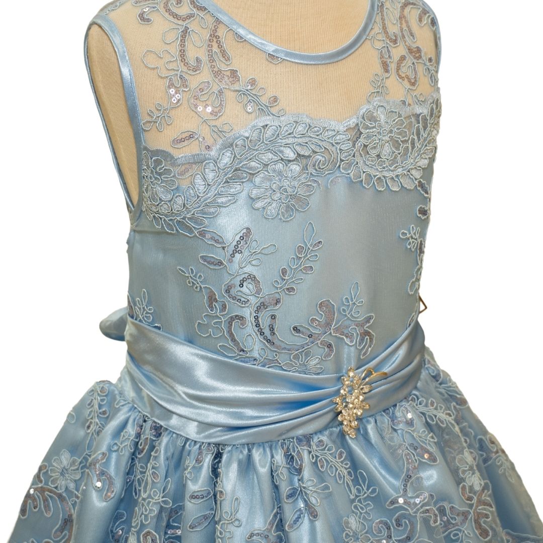 Party/Flower Girl Dress (D1550)-Girls-Chacho's Kids