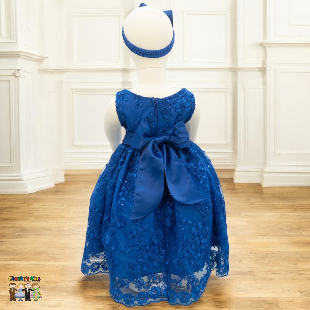 Baby Party / Flower Girl Dress (D-1616)-Girls-Chacho's-Kids