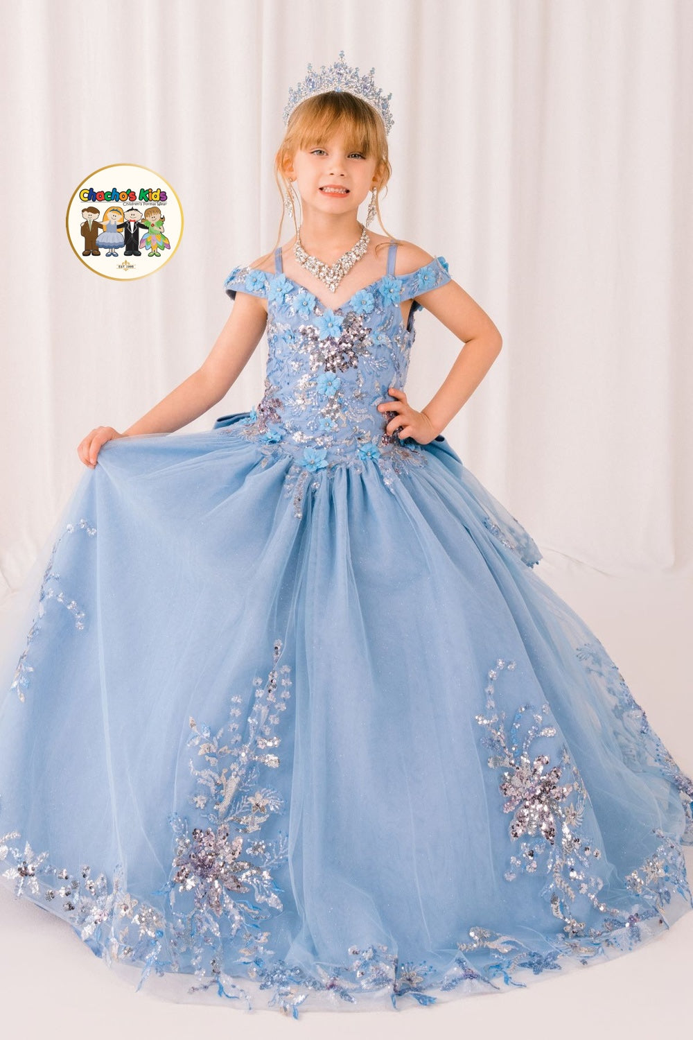 Ball Gown Dress-Mini Quince (8125) – Chacho's Kids