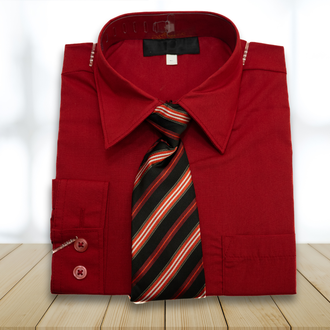 Red-B-Boys-2T-Dress Shirts-Chacho’s Kids