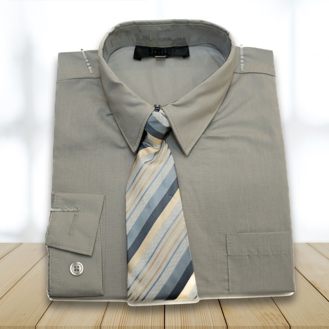 Silver-B-Boys-2T-Dress Shirts-Chacho’s Kids