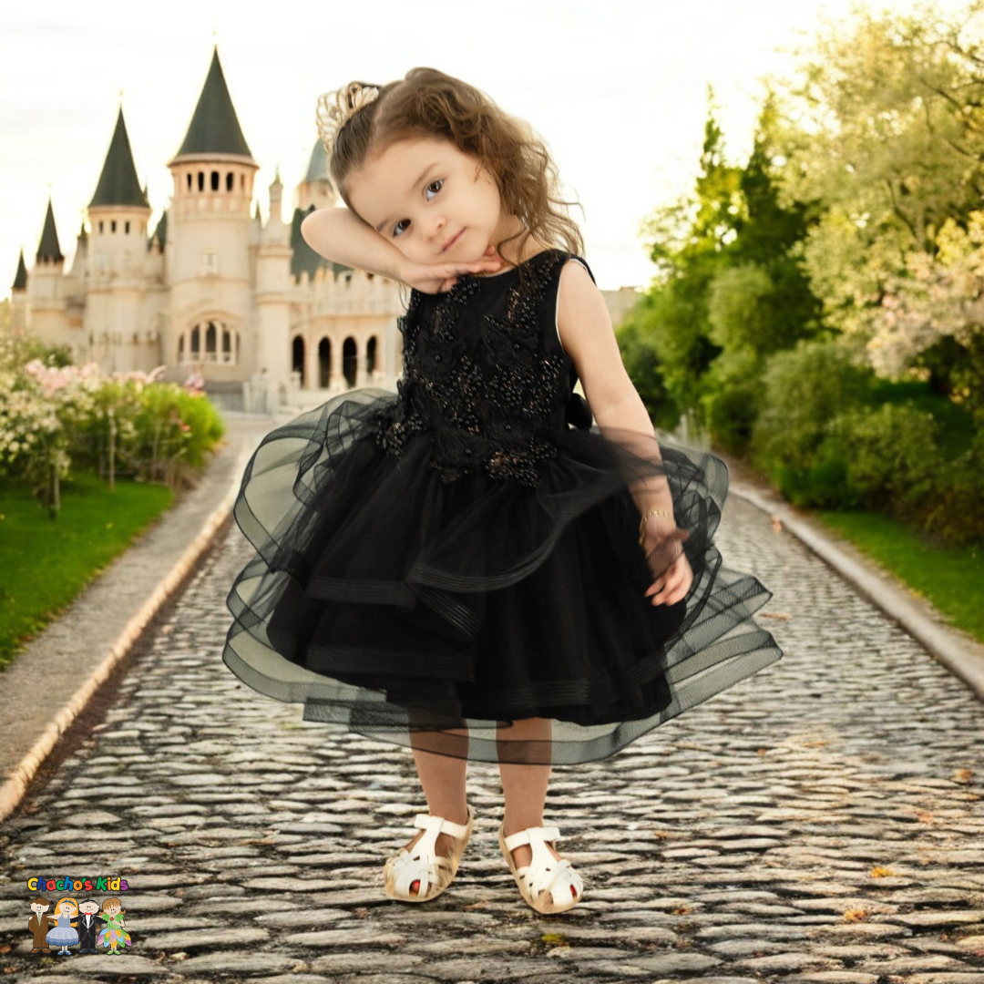 Girls Flower Girl Dress Toddler Girl's Tulle Tutu Dress Lace