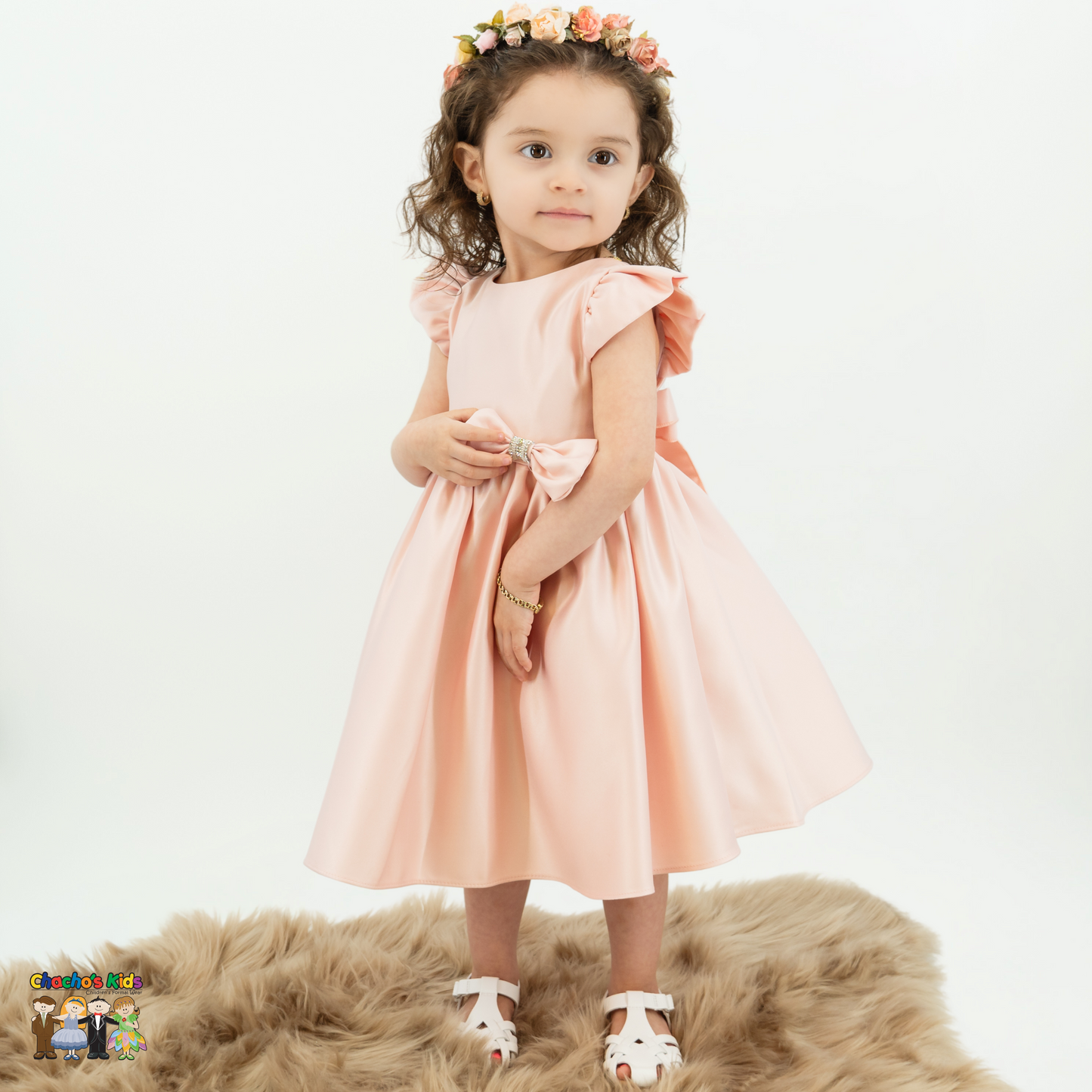 Baby Party / Flower Girl Dress (B263)-Girls-Chacho's-Kids