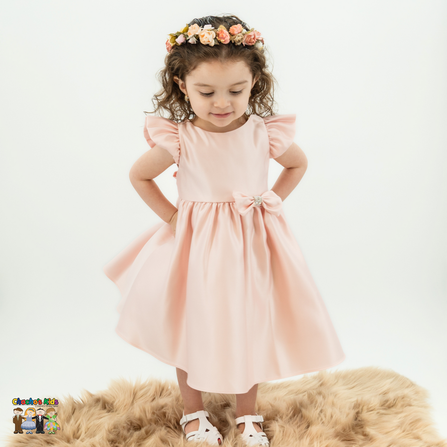 Baby Party / Flower Girl Dress (B263)-Girls-Chacho's-Kids