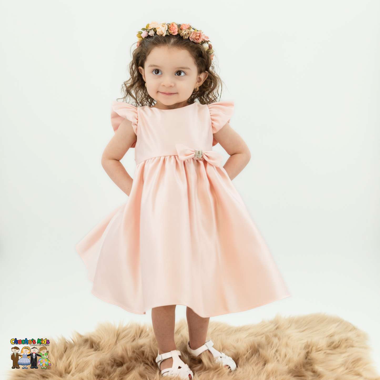 Baby Party / Flower Girl Dress (B263)-Girls-Chacho's-Kids