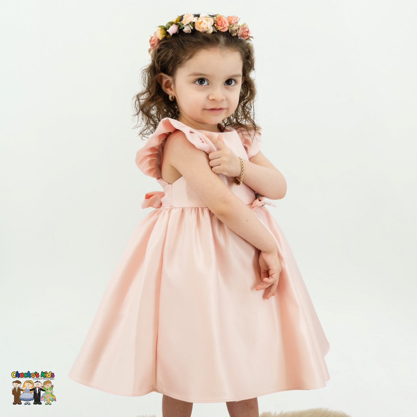 Baby Party / Flower Girl Dress (B263)-Girls-Chacho's-Kids