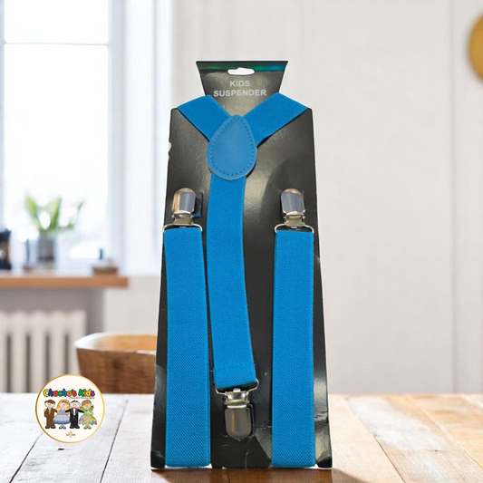 Kids Suspenders- Sky Blue (SPT-02)