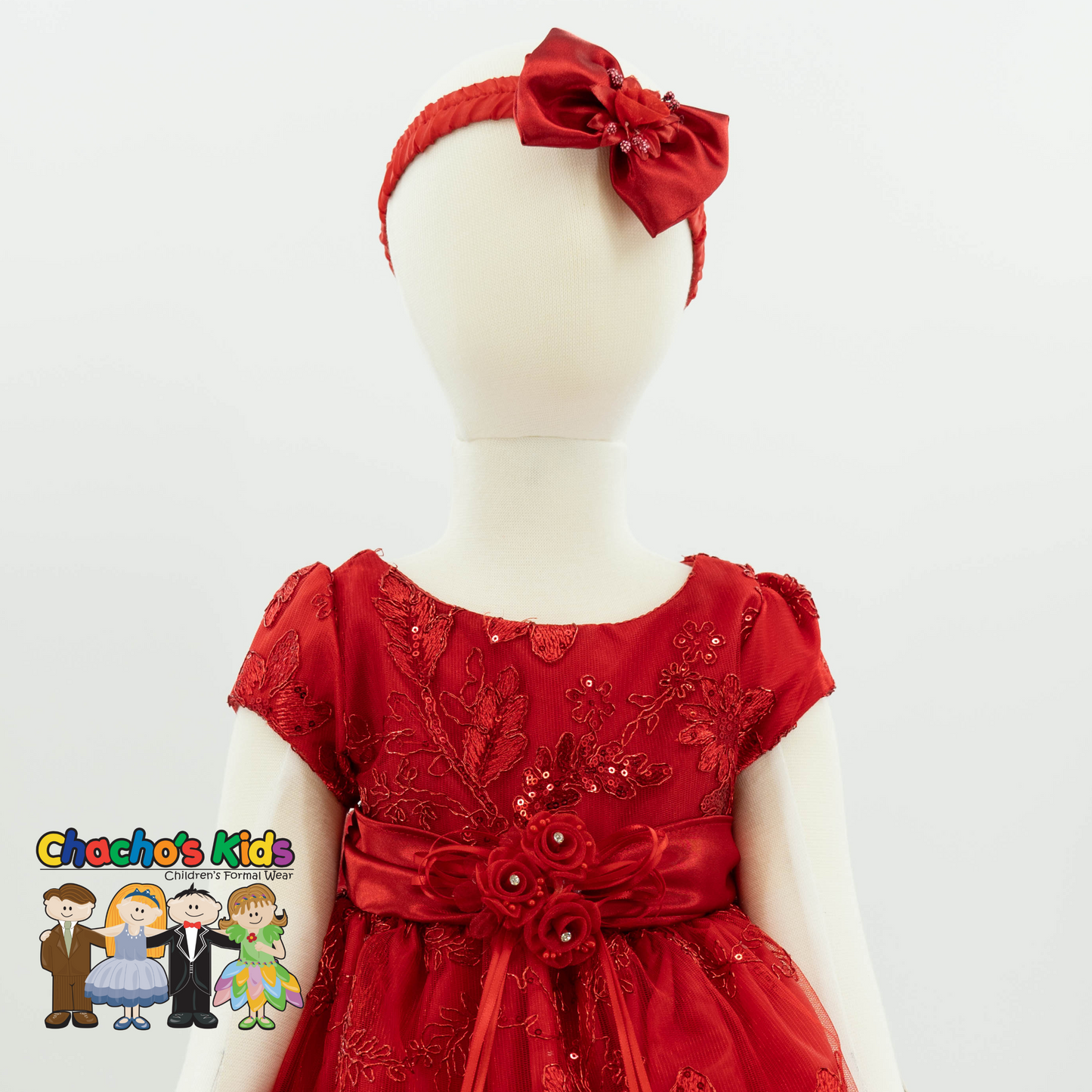 Baby Party / Flower Girl Dress (D-1664)-Girls-Chacho's-Kids