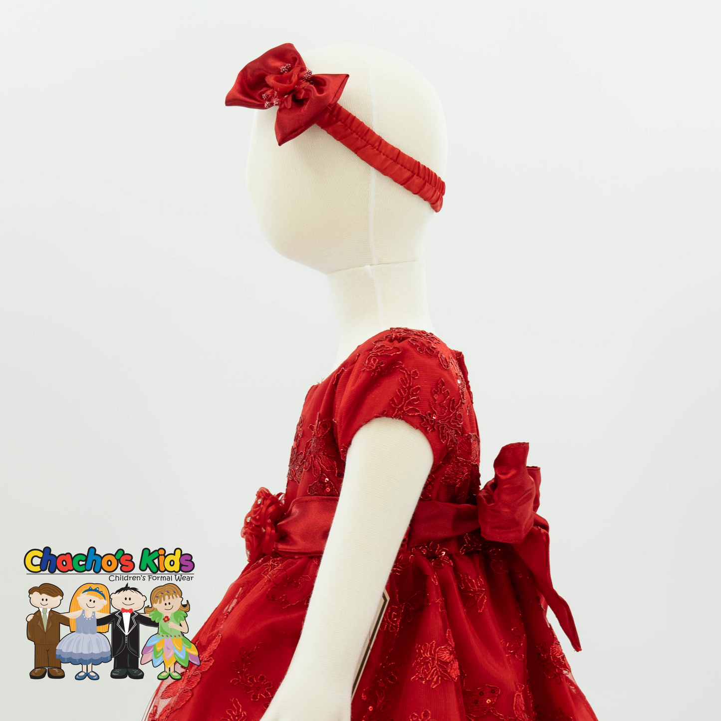 Baby Party / Flower Girl Dress (D-1664)-Girls-Chacho's-Kids