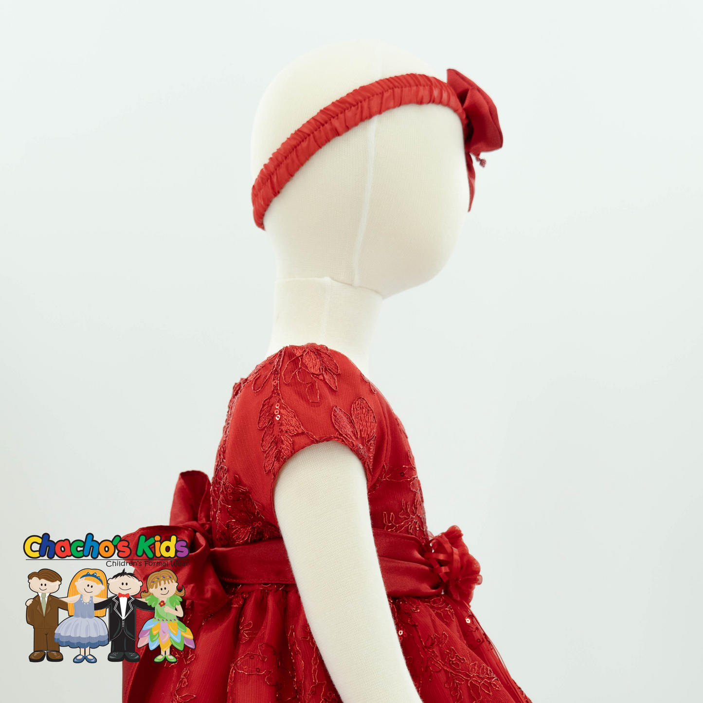 Baby Party / Flower Girl Dress (D-1664)-Girls-Chacho's-Kids