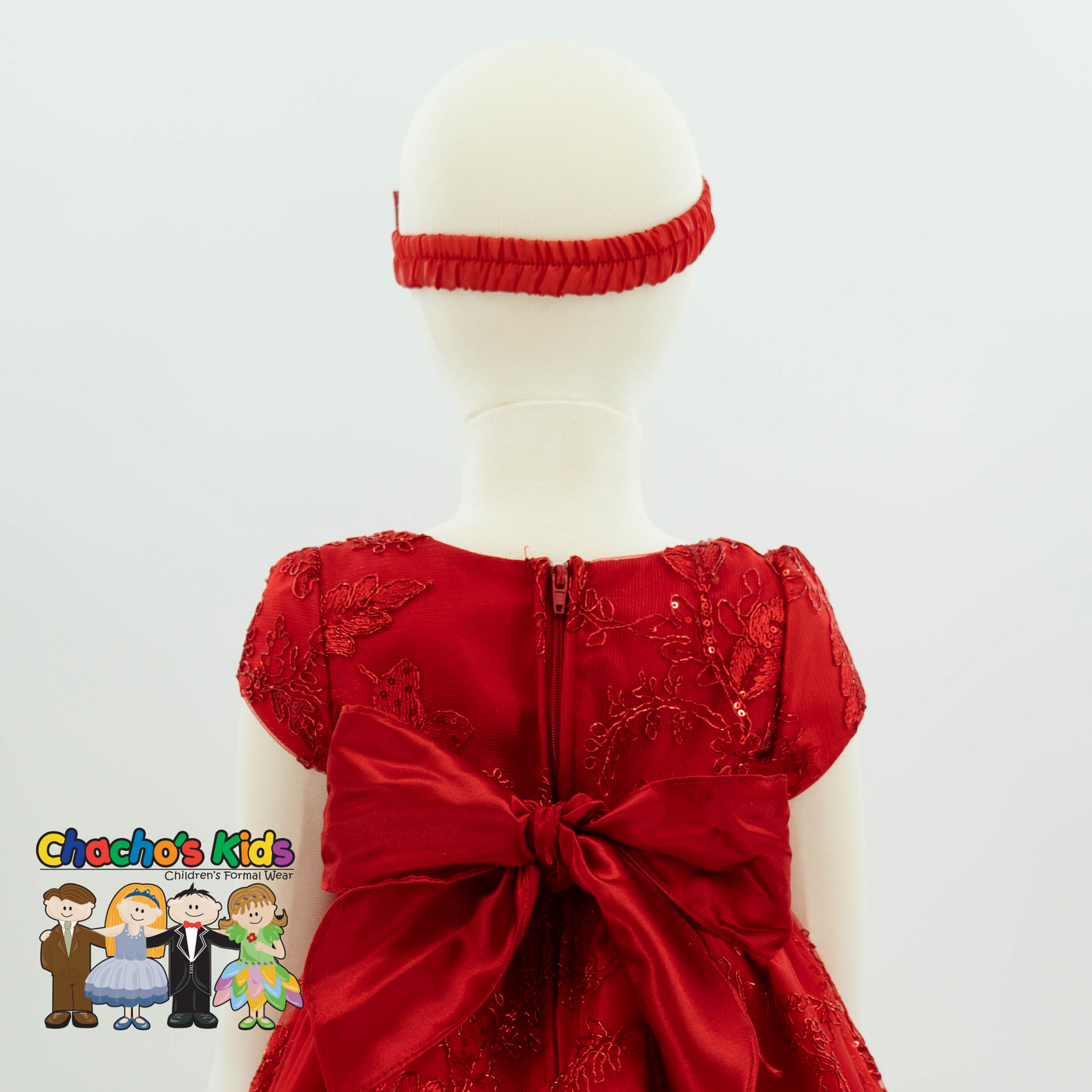 Baby Party / Flower Girl Dress (D-1664)-Girls-Chacho's-Kids