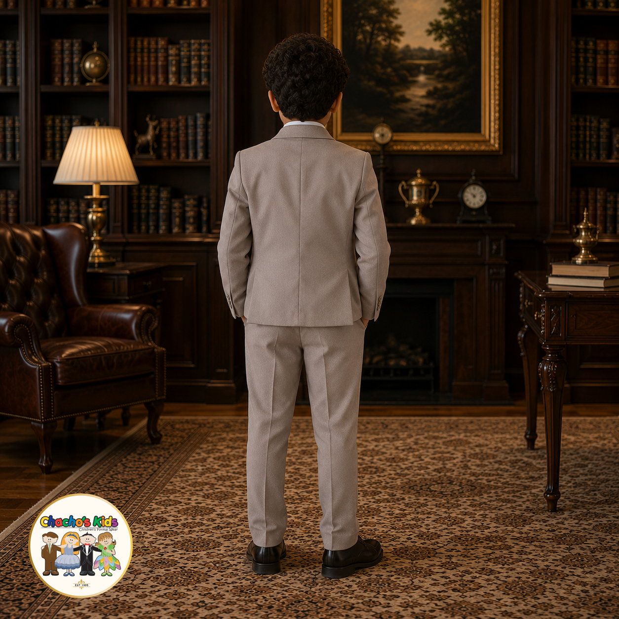 Signature Boys Suit (Tan)