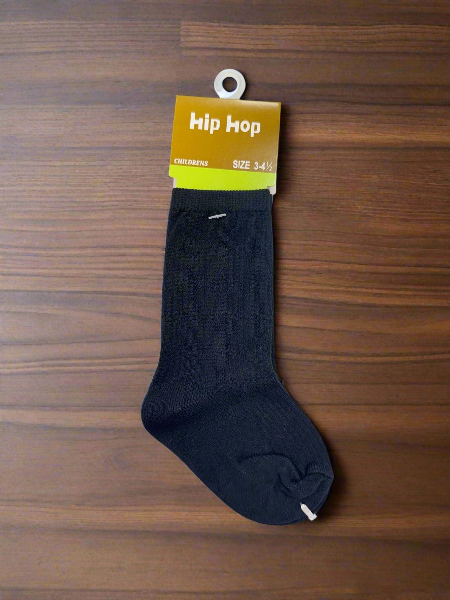 Baby Black Dress Socks (Hip Hop)-Boys-3-41/2-Chacho’s Kids
