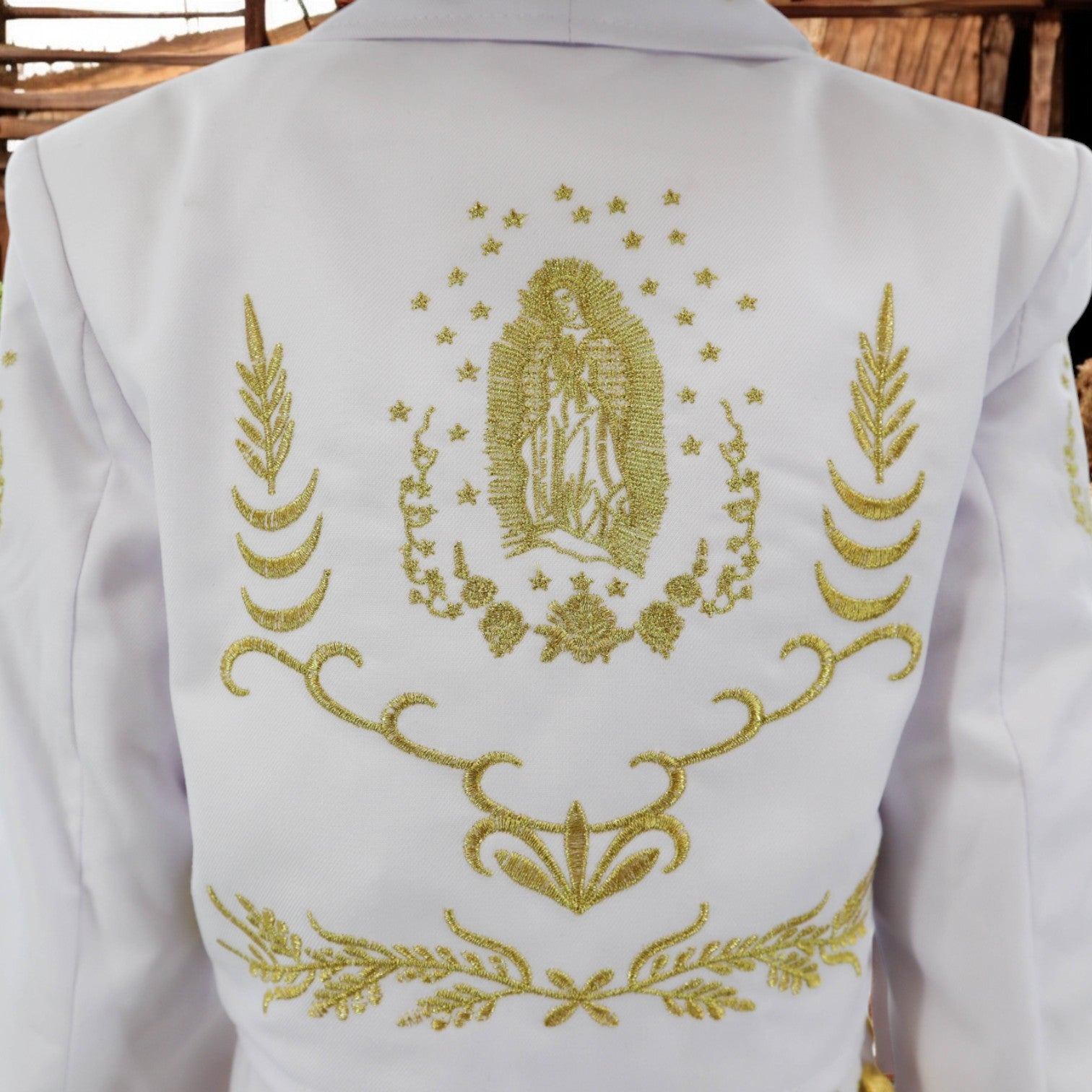 Charro Baptism (7-Piece) (White/Virgin/Gold)-Boys-Chacho's Kids