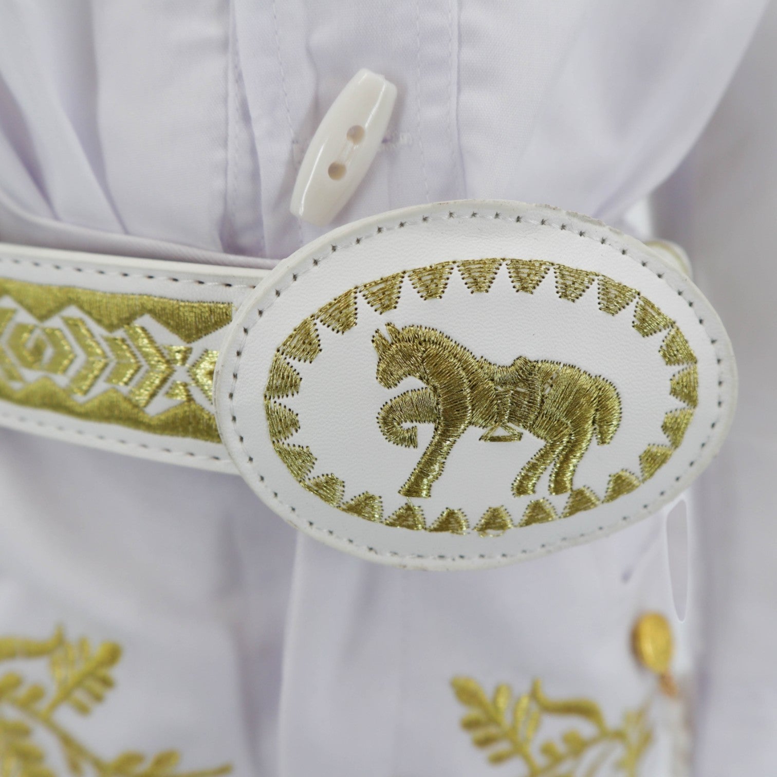 Charro Baptism (7-Piece) (White/Virgin/Gold)-Boys-Chacho's Kids