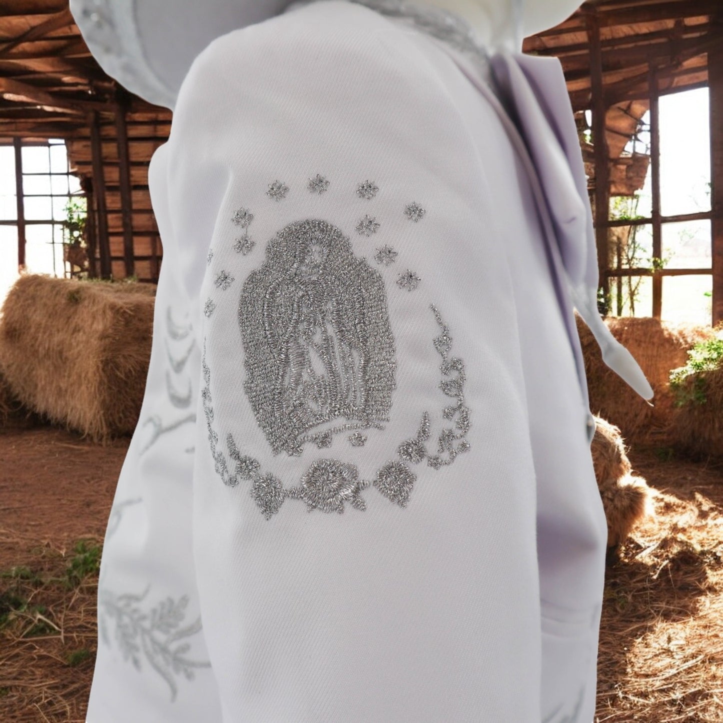 Charro Baptism (7-Piece) (White/Virgin/Silver)-Boys-Chacho's Kids