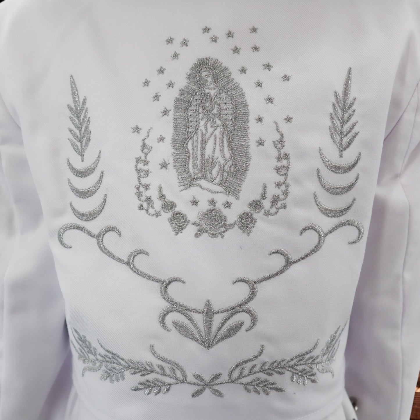 Charro Baptism (7-Piece) (White/Virgin/Silver)-Boys-Chacho's Kids