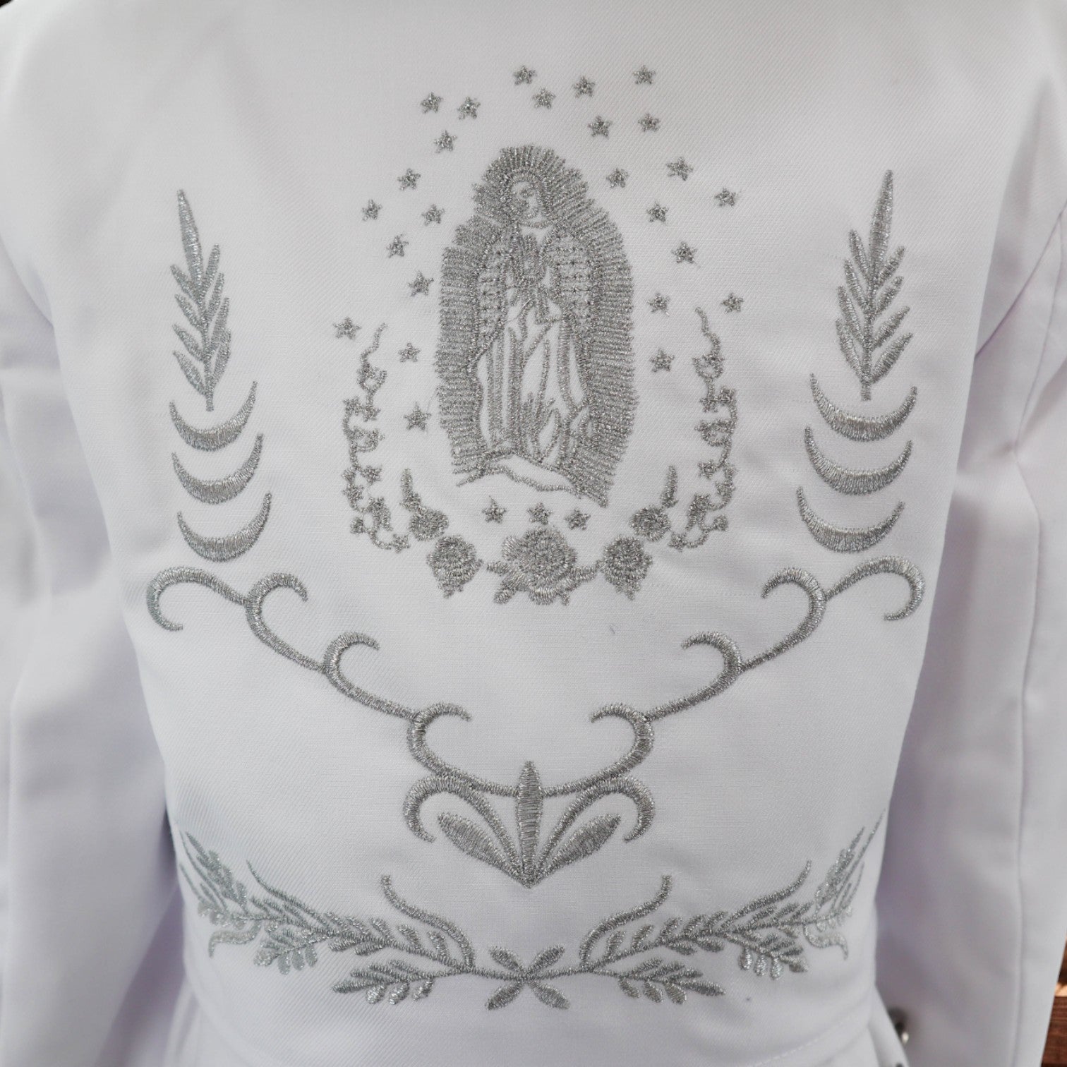 Charro Baptism (7-Piece) (White/Virgin/Silver)-Boys-Chacho's Kids