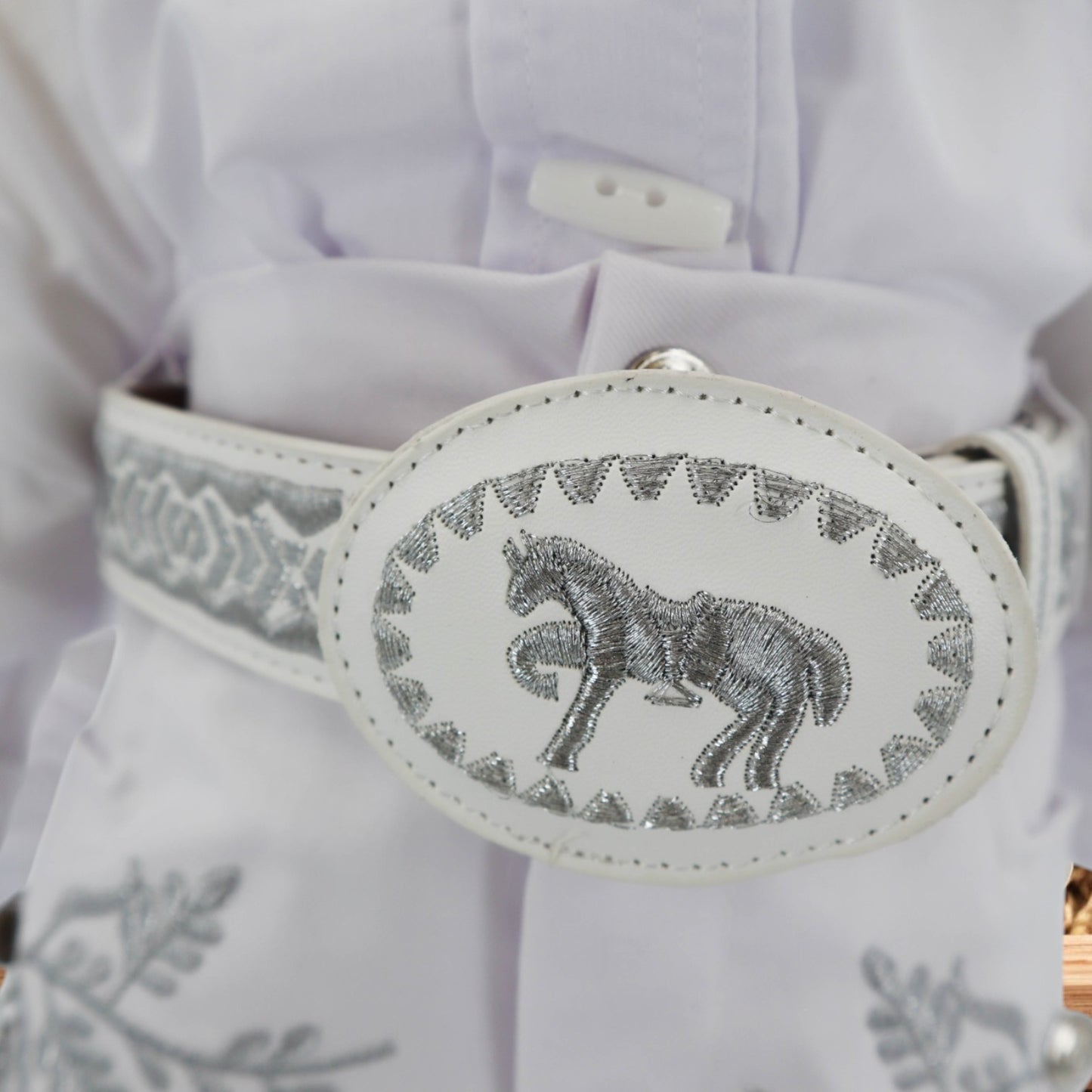 Charro Baptism (7-Piece) (White/Virgin/Silver)-Boys-Chacho's Kids