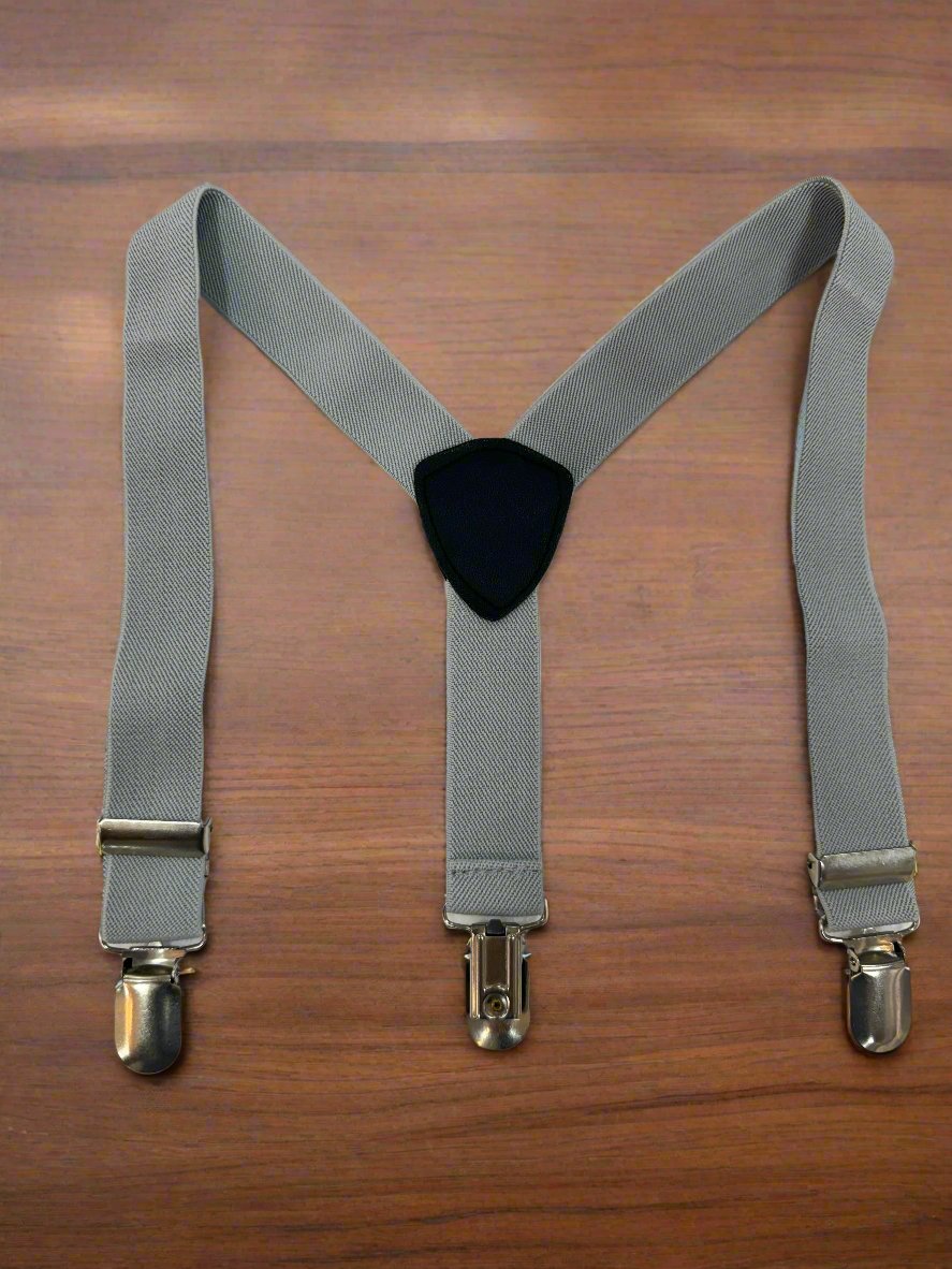 Baby Suspenders (SPB-01)-Boys-Gray-Chacho’s Kids