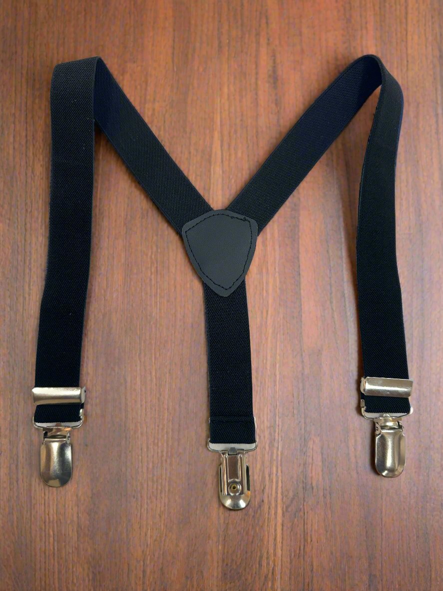 Baby Suspenders (SPB-01)-Boys-Black-Chacho’s Kids