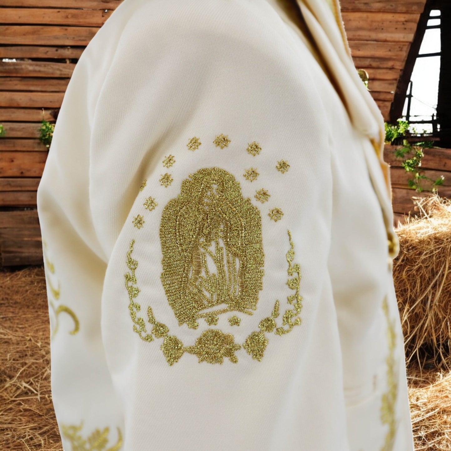 Charro Baptism (7-Piece) (Ivory/Virgin/Gold)-Boys-Chacho's Kids